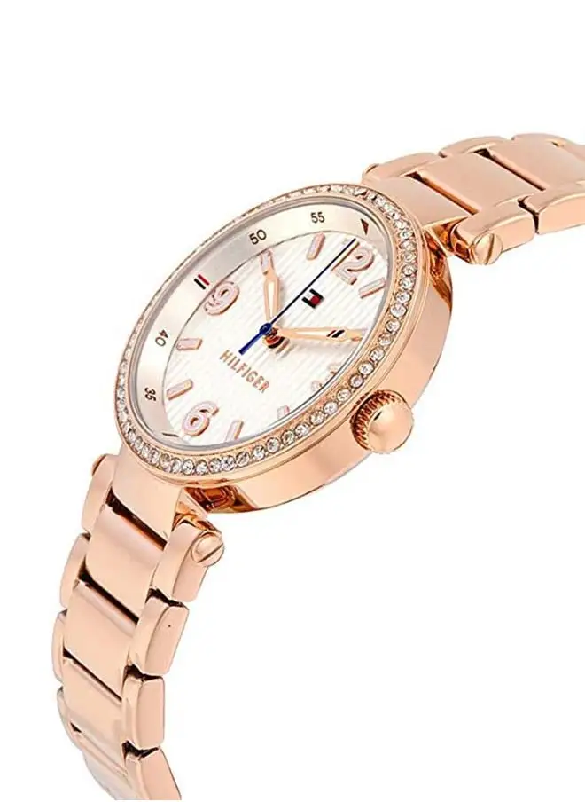 Tommy Hilfiger Round Analog Silver & White Case Watch - Image 3