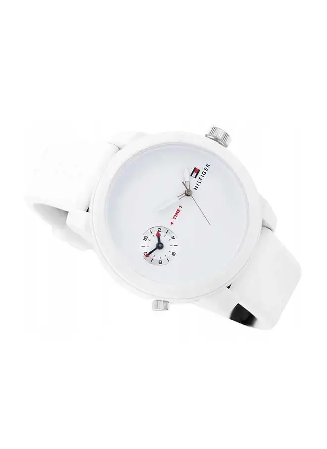Tommy Hilfiger Round Analog White Case Watch - Image 2